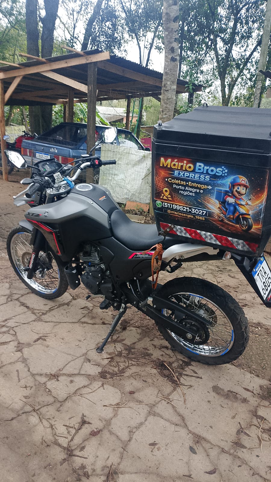 Logo Mario Bros Express Coleta e Entregas